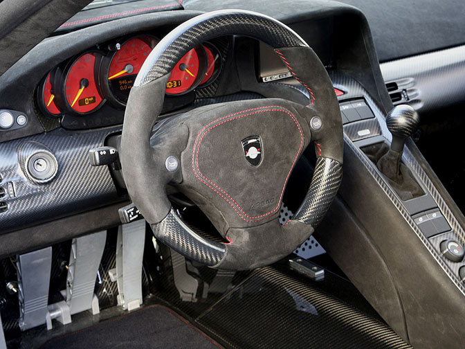 Intérieur de la Porsche Gemballa Mirage GT