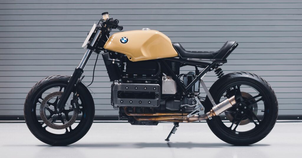 Un truc génial : une BMW K100 brutaliste de Californie